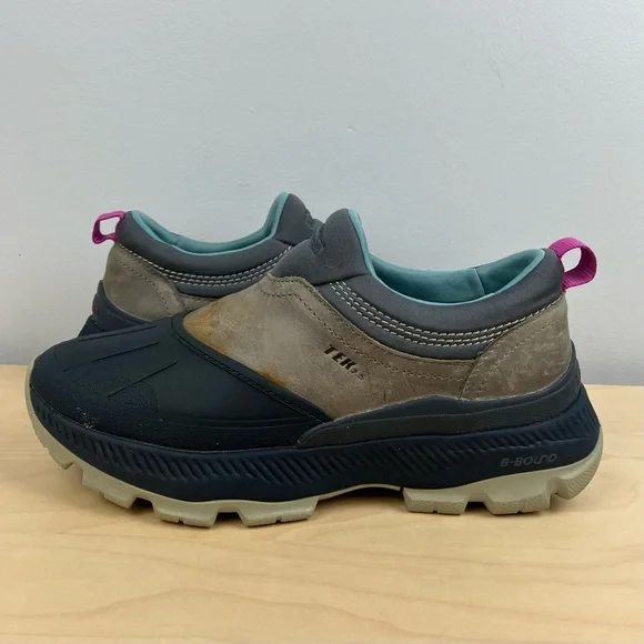 L.L. Bean Women’s Size 8.5 M Storm Chaser 6 Waterproof Slip On Shoes Iron Navy - Picture 3 of 12